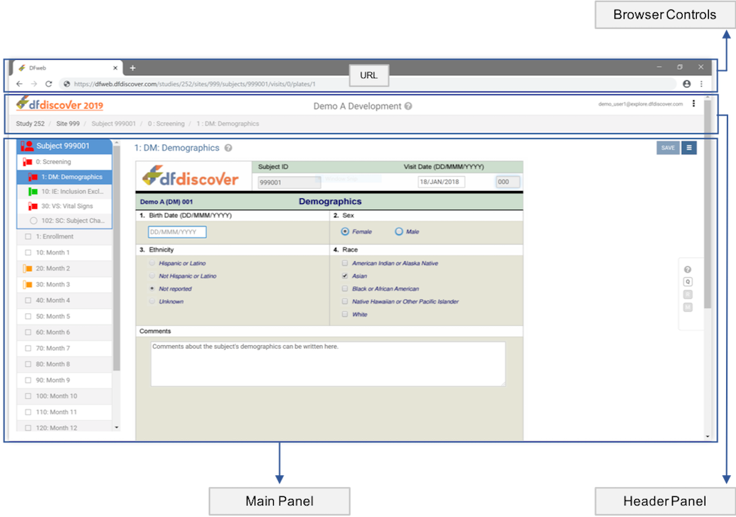 Application Layout