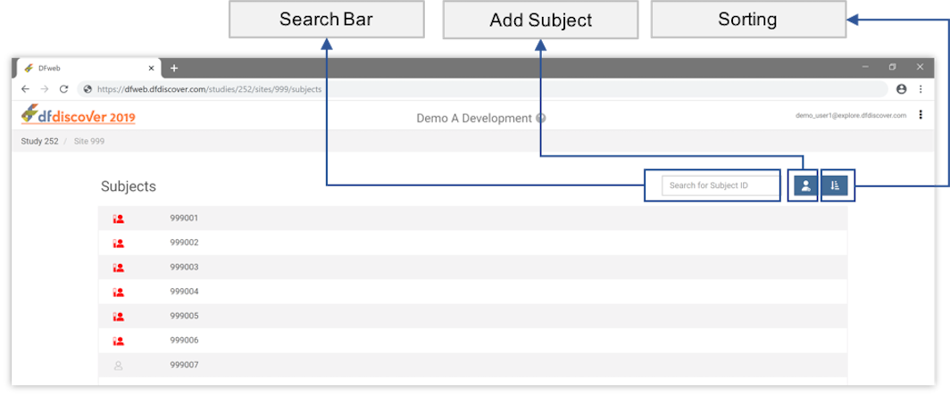 Subjects Page