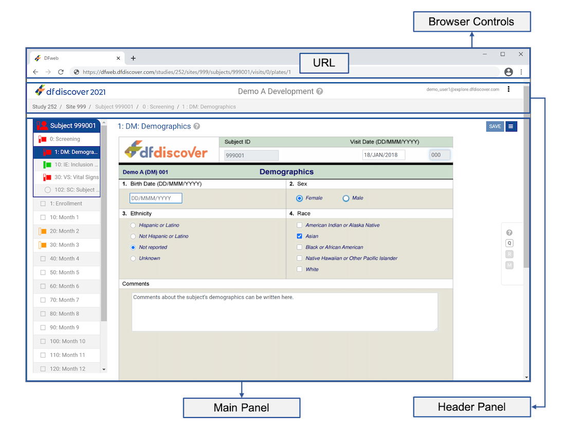 Application Layout