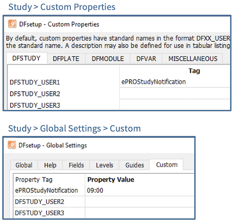 DFengage study timing definiton
