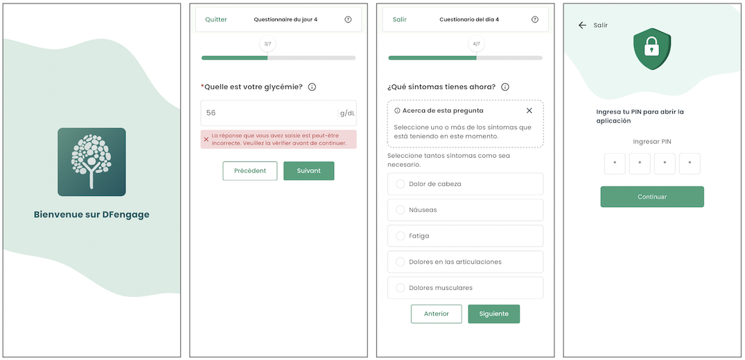 DFengage languages