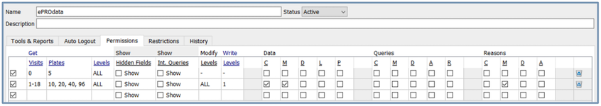 DFengage role permissions example