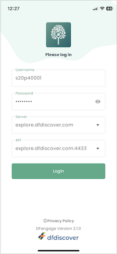 DFengage login