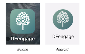DFengage app icons