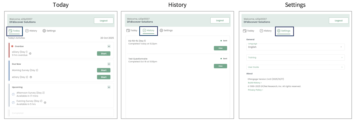 DFengage tour web
